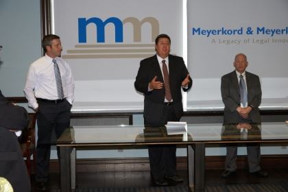 Meyerkord & Kurth cy pres donation event