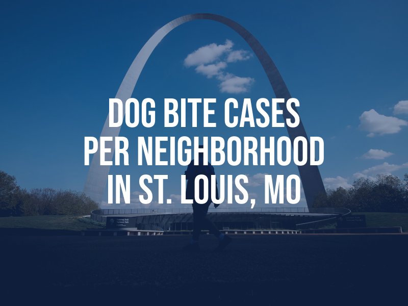 Dog Bite Cases per Neighborhood in St. Louis, MO